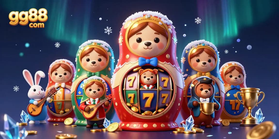 Engage with gg88 com in a vibrant 3D casino world, featuring animated characters and dynamic game elements.