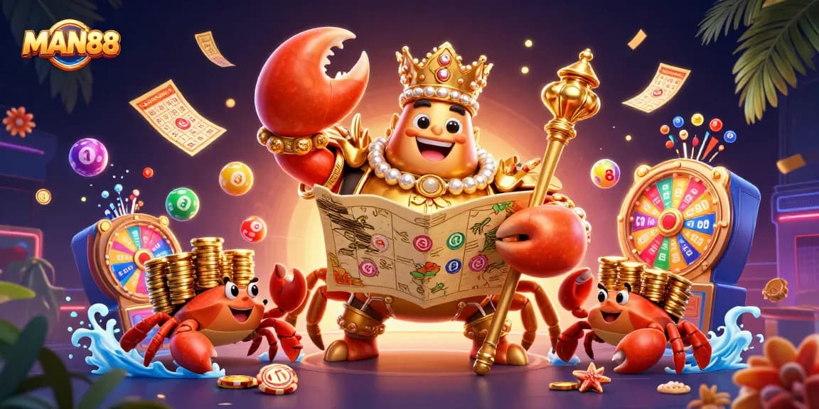Experience the excitement of betting at MAN88 with vibrant games and golden treasures!