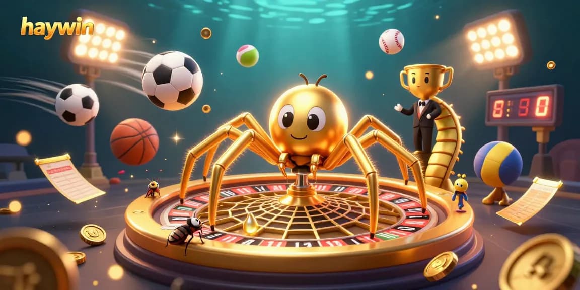 Engage in thrilling bets at Haywin's roulette wheel, featuring a dynamic casino scene.