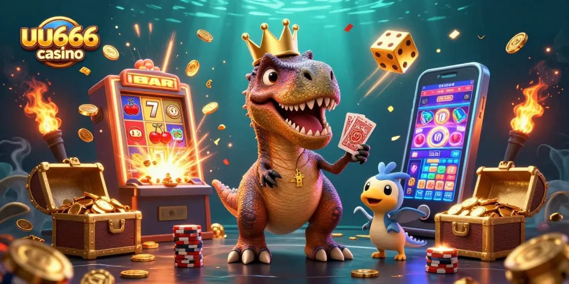 Experience thrilling gameplay at uu666 casino with exciting characters and vibrant winning elements!