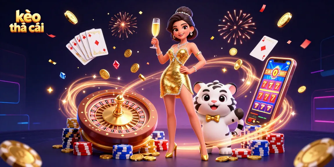 Engage with kèo nhà cái and experience exciting casino visuals featuring glamour and luck.