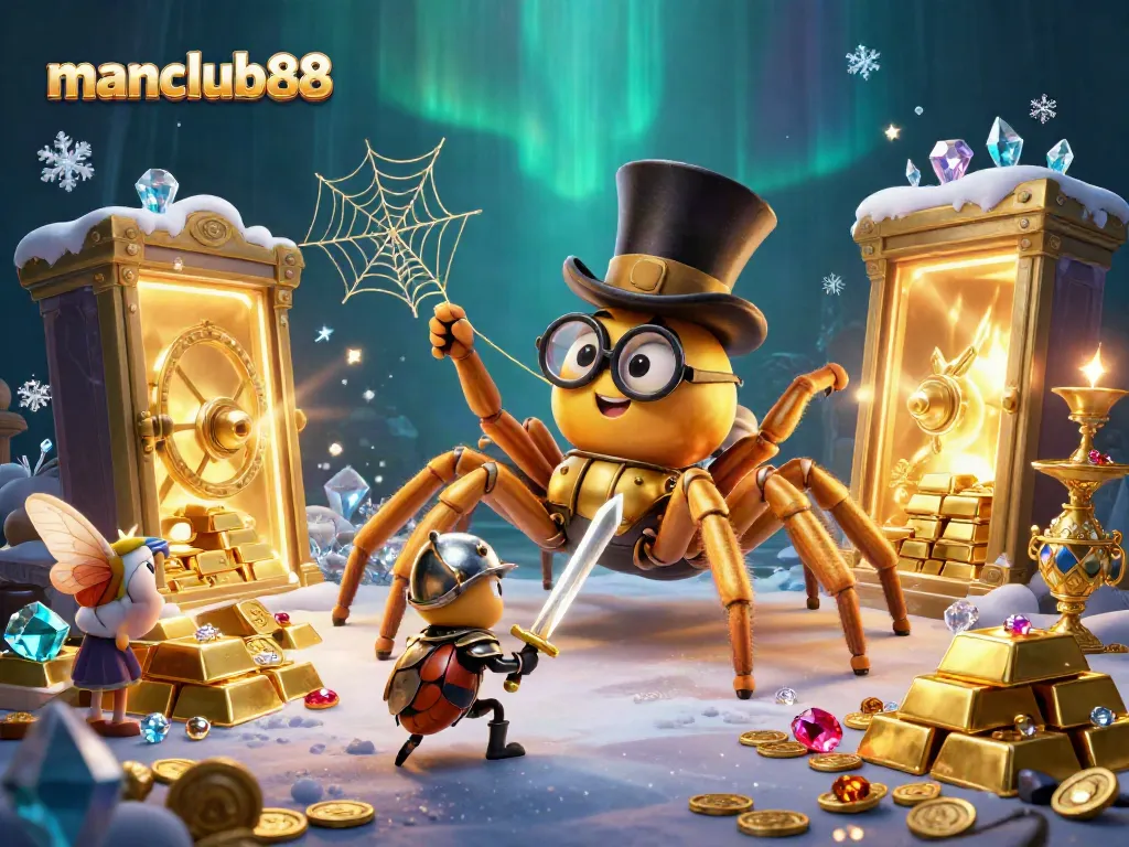 Experience manclub88's enchanting casino scene with thrilling characters and dazzling treasures.