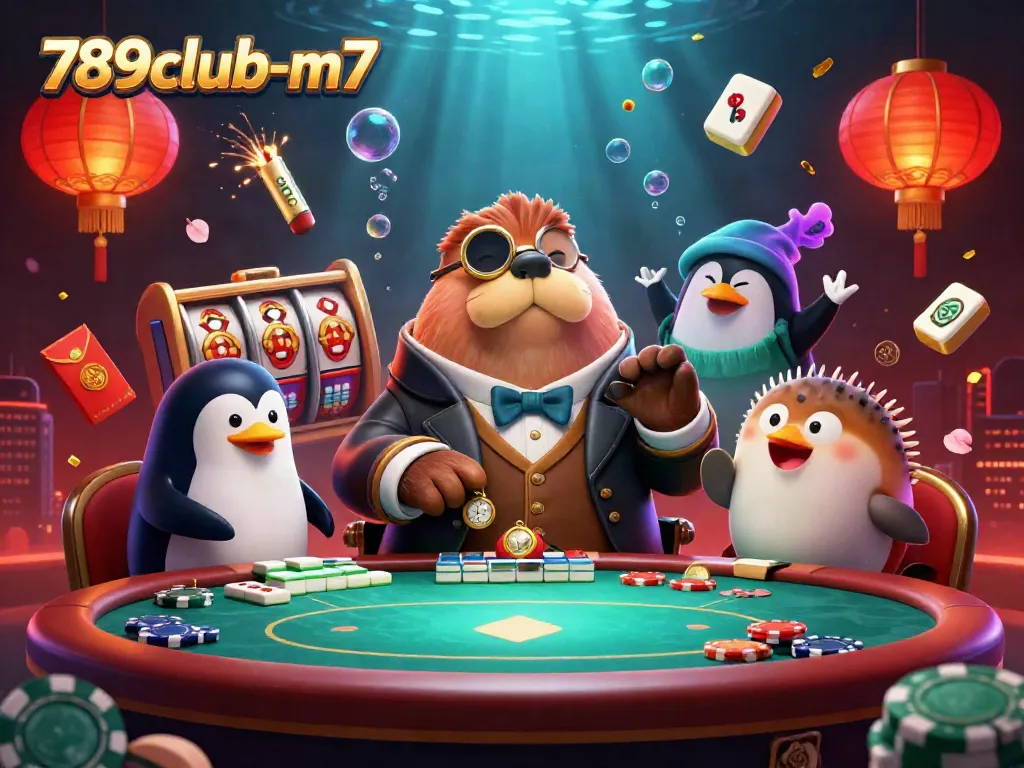 Experience thrilling poker action with 789club-m7 in this vibrant underwater casino scene.