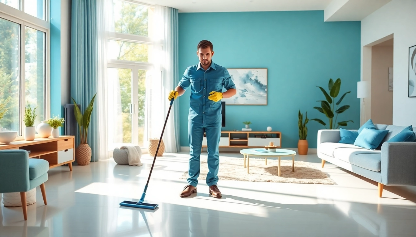 Priser på städning med professionell städservice i en ren och organiserad miljö.
