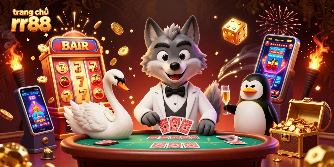 Engage in the excitement at trang chủ rr88 with captivating 3D characters and casino elements.