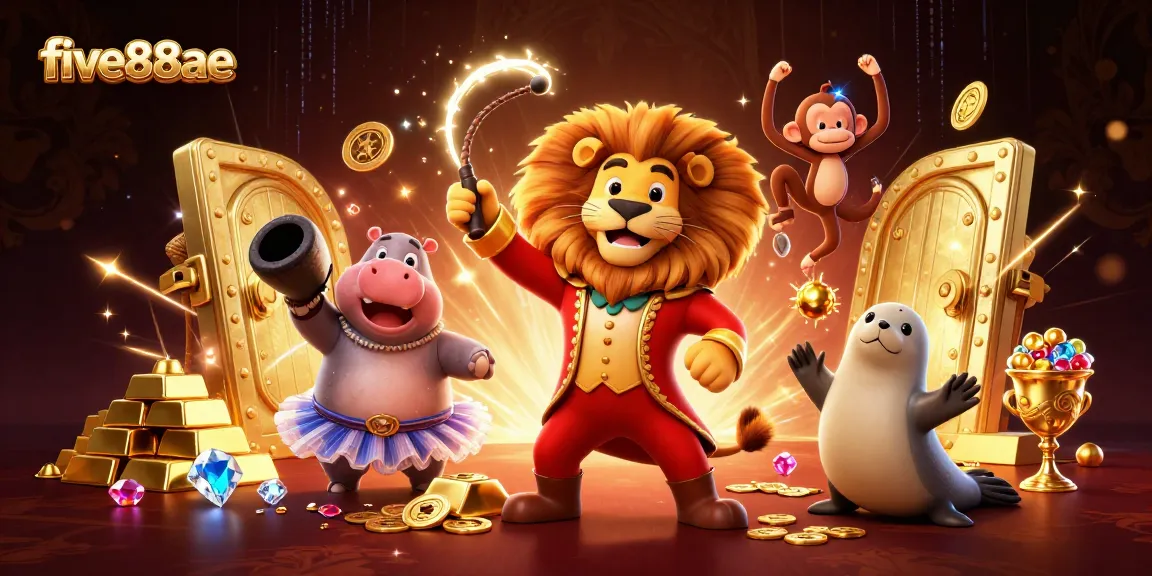 Play exciting games at five88ae with vibrant characters amidst treasures and jackpots.