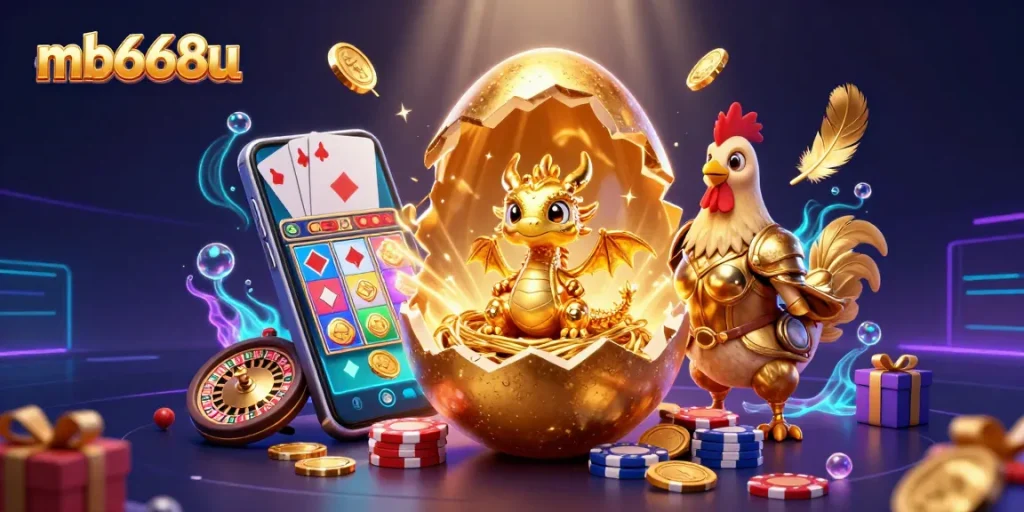 Spin to win with mb668u's golden treasures revealed in a vibrant casino scene!
